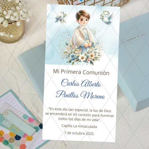 Estampita niño – 2 - Imagen 2