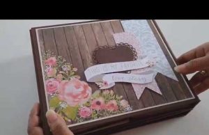 Álbum rústico de matrimonio