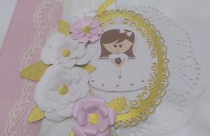 Álbum primera comunión niña.