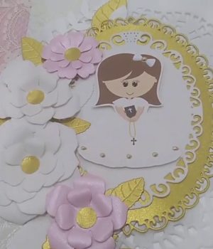 Álbum primera comunión niña.