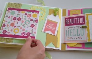 Álbum de cumpleaños con caja