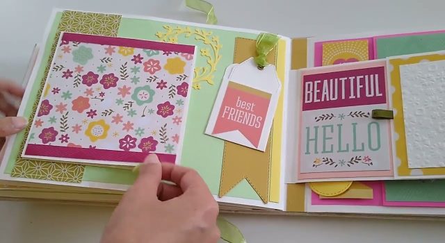 Álbum de cumpleaños con caja