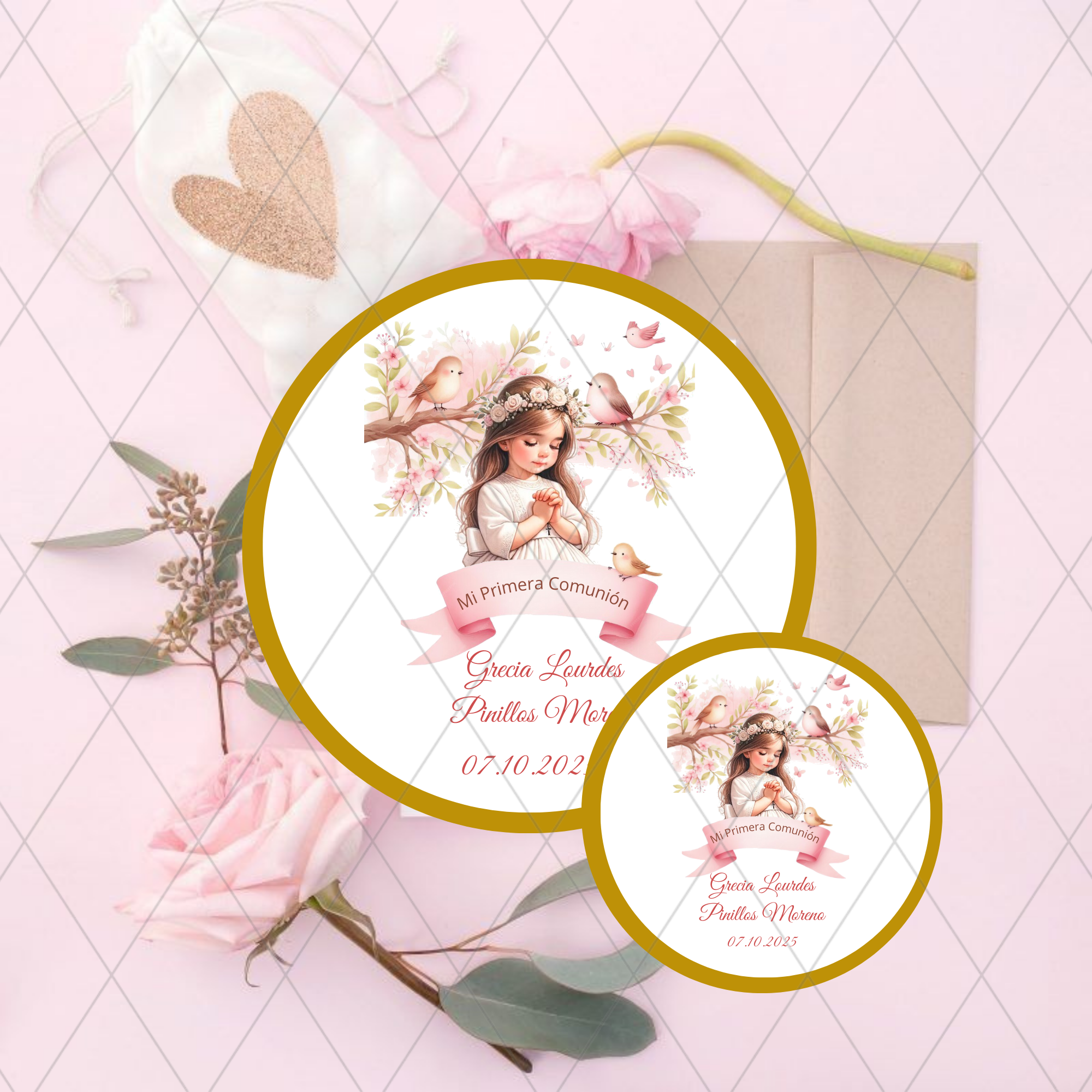 TAG PRIMERA COMUNIÓN NIÑA REF: 0000007