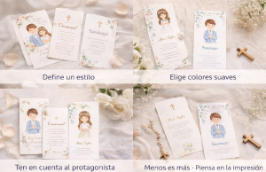 Elegir el diseño perfecto para tus estampitas