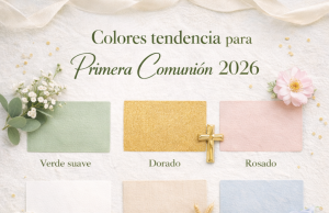 Colores tendencia para Primera Comunión 2026