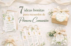7 ideas bonitas para recuerdos de Comunión