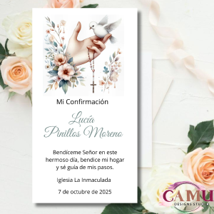 Estampa Confirmación Niña