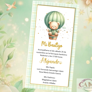 Estampa Bautizo Niño