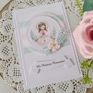 Estampa Comunión Niña