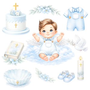 Clipart Digital Bautizo