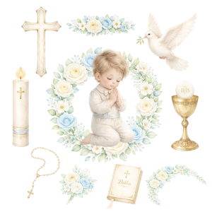 Clipart Digital Bautizo
