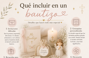 ¿ Qué detalles incluir en un bautizo ?