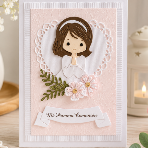 Estampa Comunión Niña