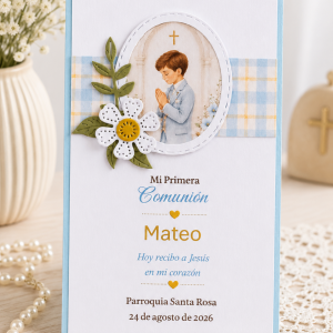 Estampa Comunión Niño