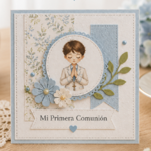 Estampa Comunión Niño