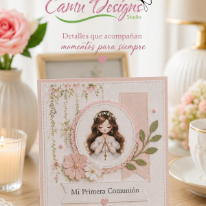 Estampa Comunión Niña